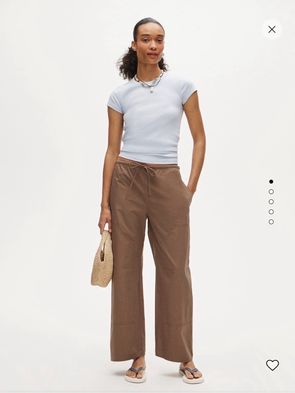 J Crew Luna Pant in cotton poplin